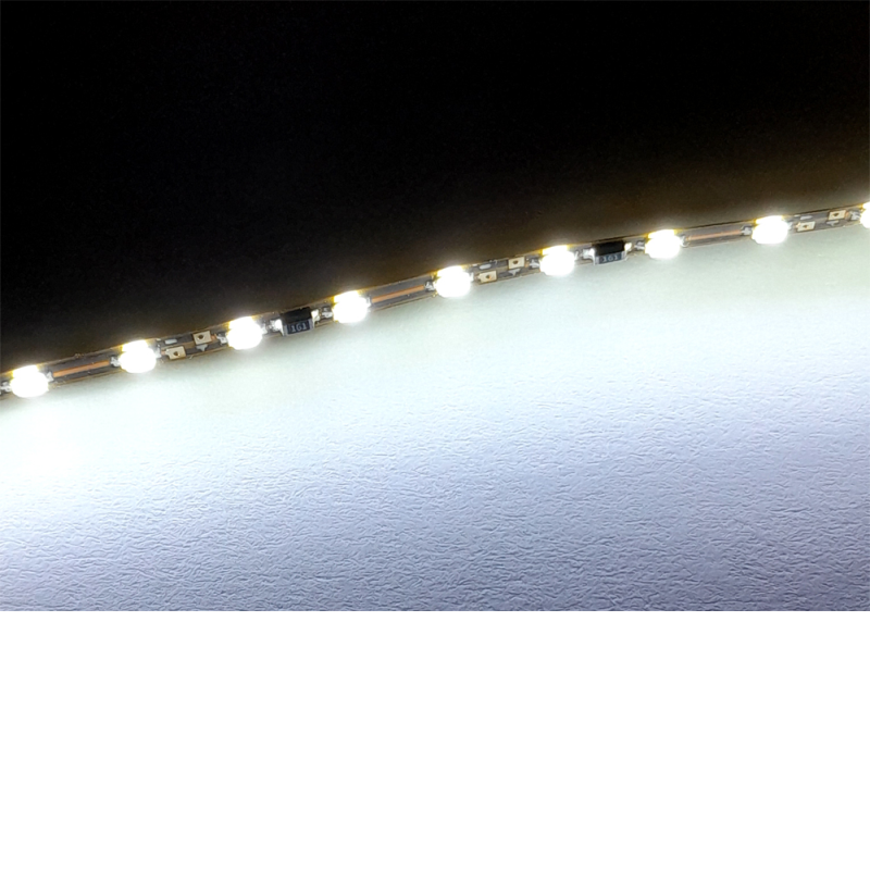 20cm LED Strip weiß b=1,6mm, 195 LEDs/m Muster 001