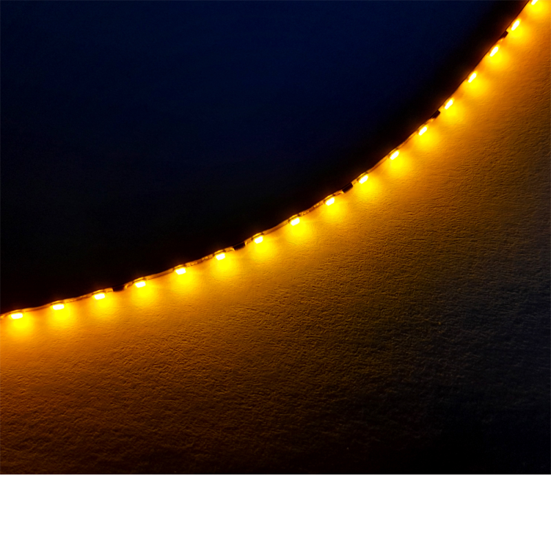 20cm LED Strip gelb b=1,6mm, 195 LEDs/m Muster 051