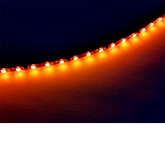 20cm LED Strip orange b=1,6mm, 195 LEDs/m Muster 052