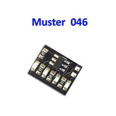 4-Kanal LED Modul PFM blau, M 046, 2x Rundumlicht mit Aufblendblitz, 1x Blinker, 1x Pulsieren